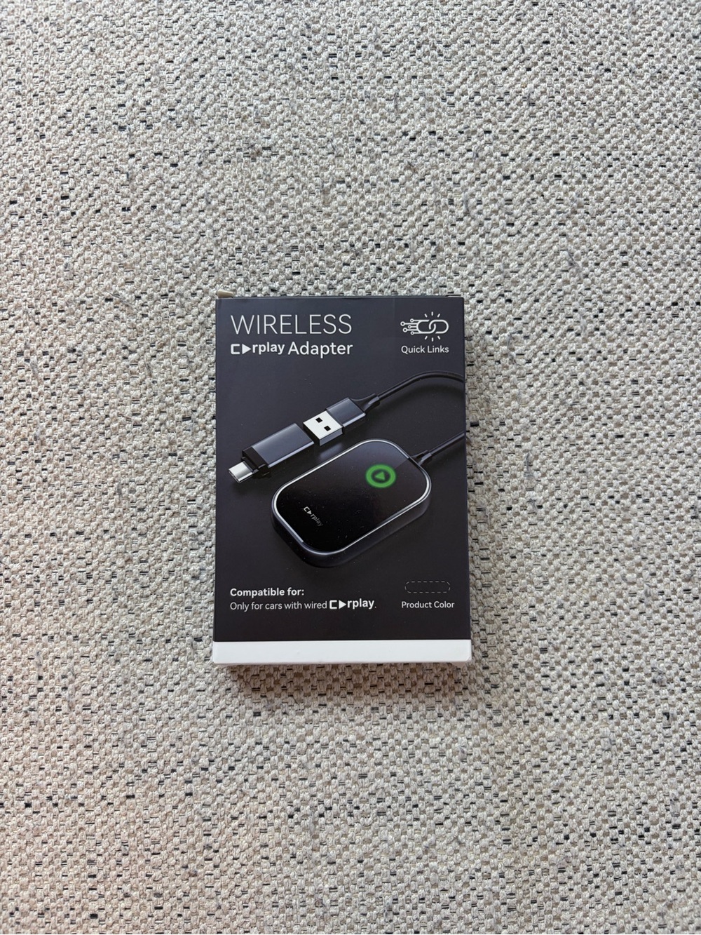 brand new, wireless carplay adapter for wired carplay